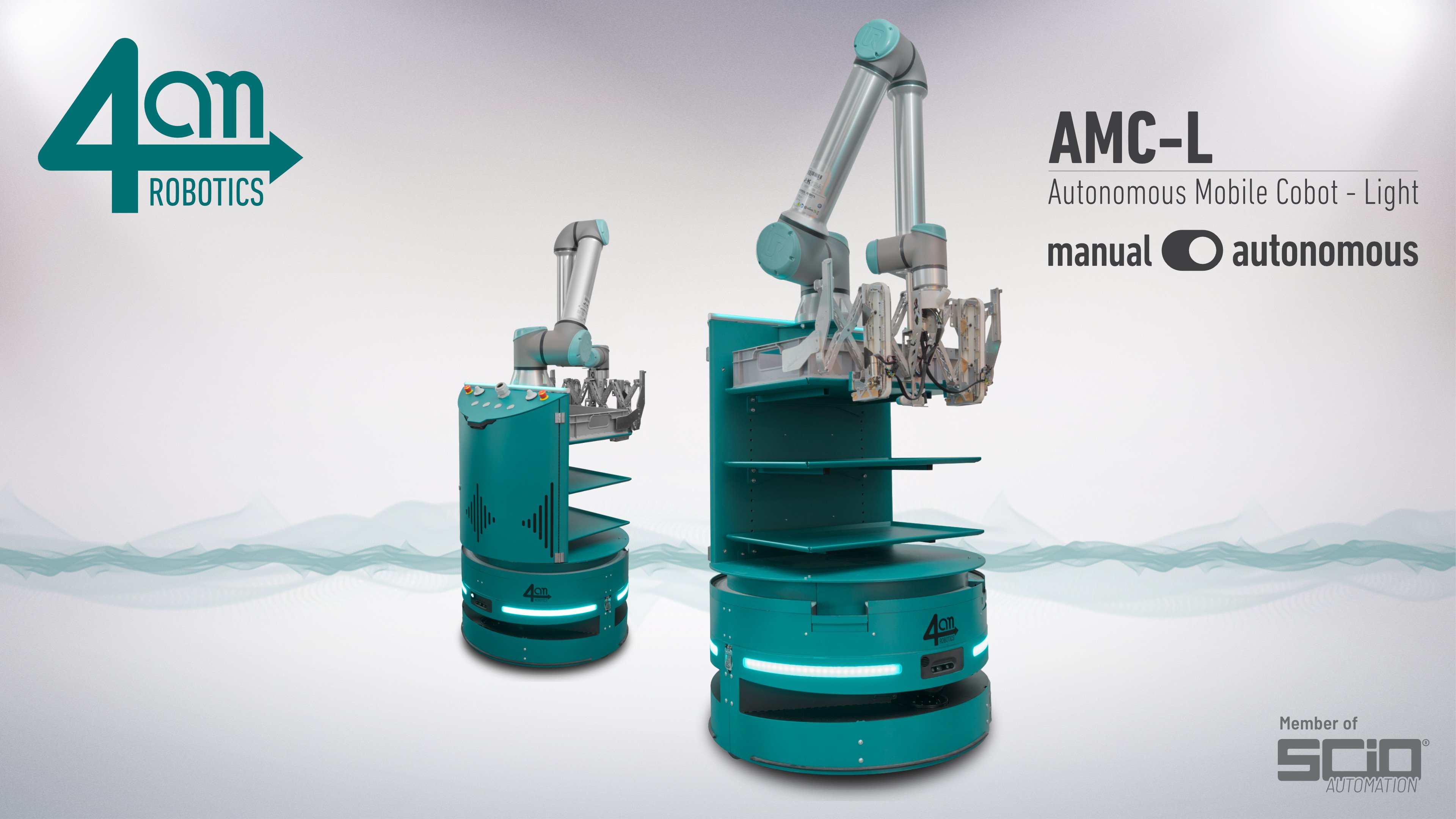 Product: AMC-L - Autonomous Mobile Cobot Light | 4am Robotics